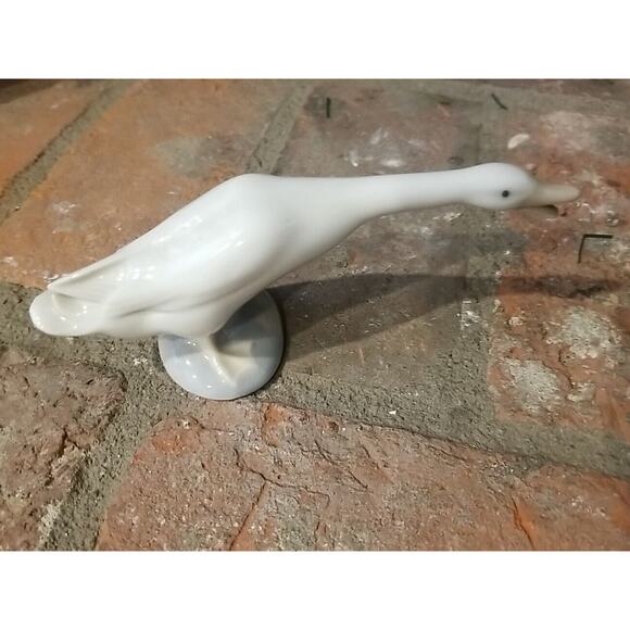 Vintage 1980s Nao Lladro Daisa Porcelain Figurines Long Neck Goose Duck Spain - Picture 10 of 13
